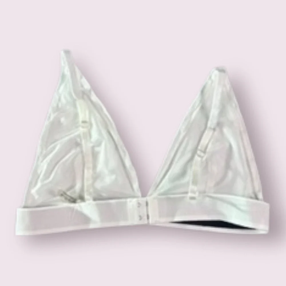 We The Free Free People Triangle Bralette Ivory‎ L NWT - Picture 5 of 12